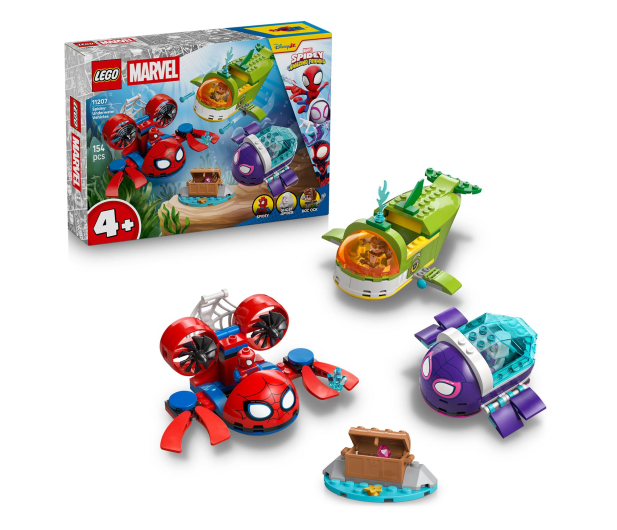 LEGO Marvel 11207 Spidey: podwodne pojazdy dla dzieci - 1473402 - zdjęcie 2